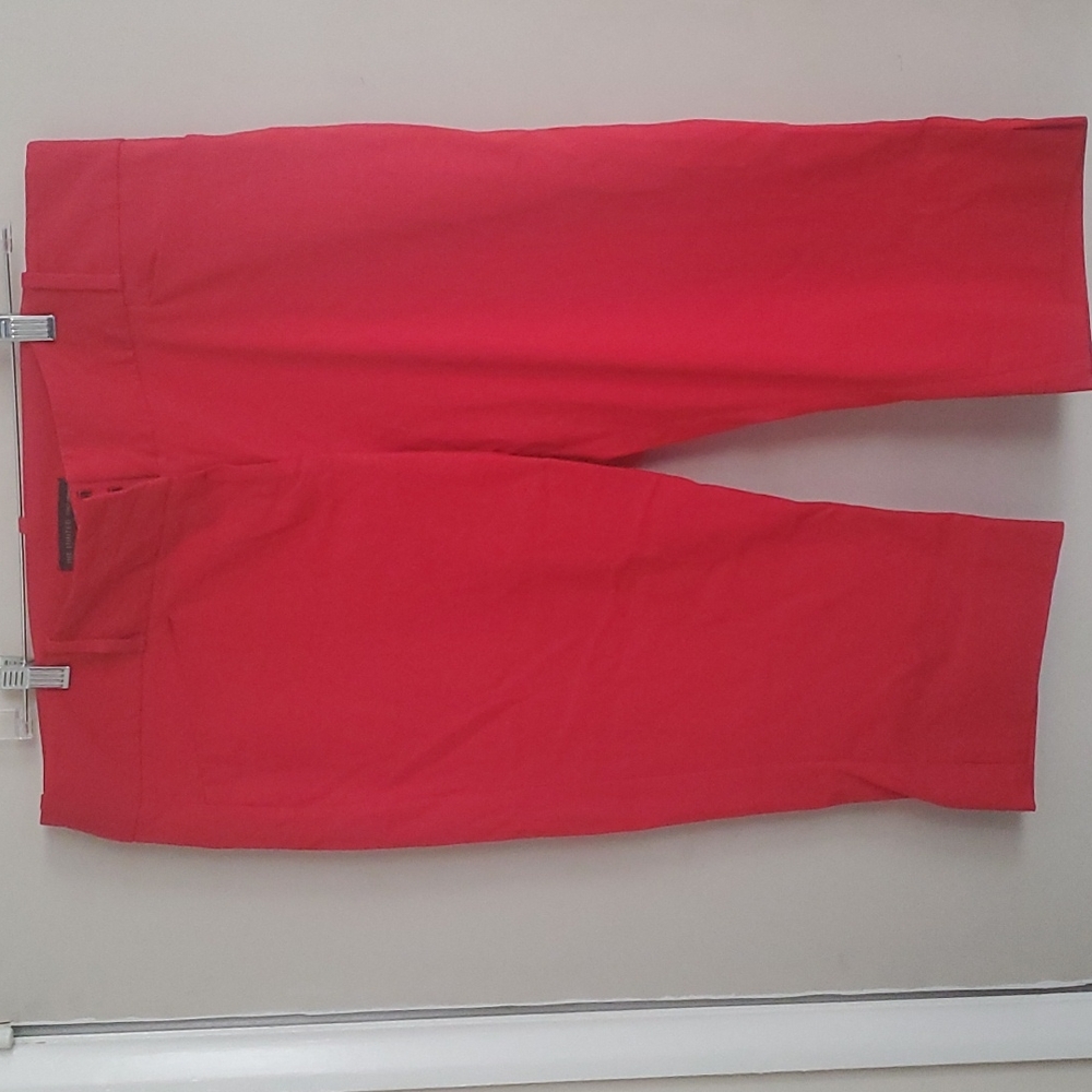 The Limited Red Crop Pants Capris